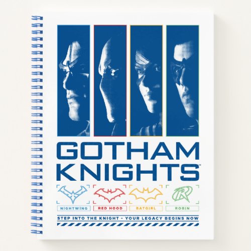 Gotham Knights Face Panels Notebook