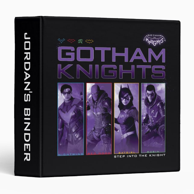 Gotham Knights Hero Panels 3 Ring Binder (Front/Spine)