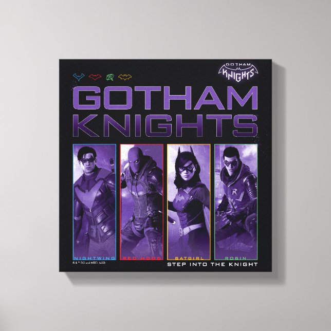 Gotham Knights Hero Panels Canvas Print (Front)