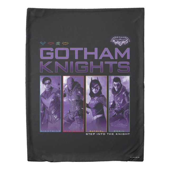 Gotham Knights Hero Panels Duvet Cover (Front)
