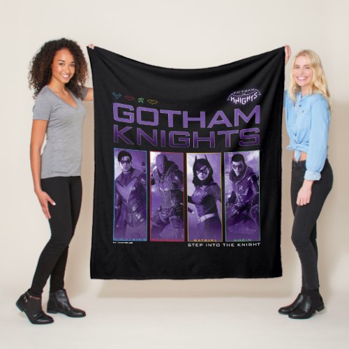 Gotham Knights Hero Panels Fleece Blanket