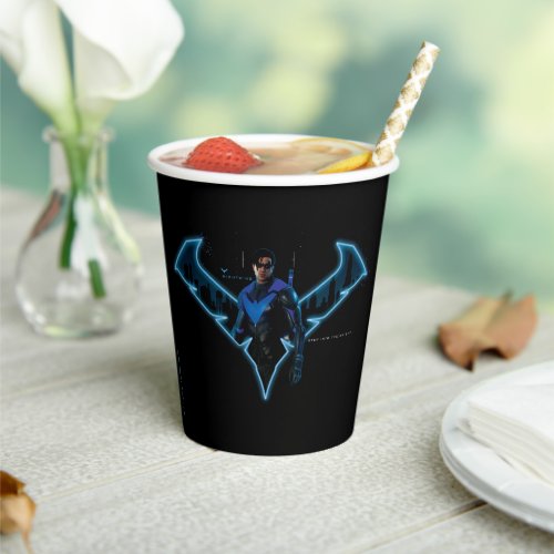 Gotham Knights Nightwing in Logo Paper Cups