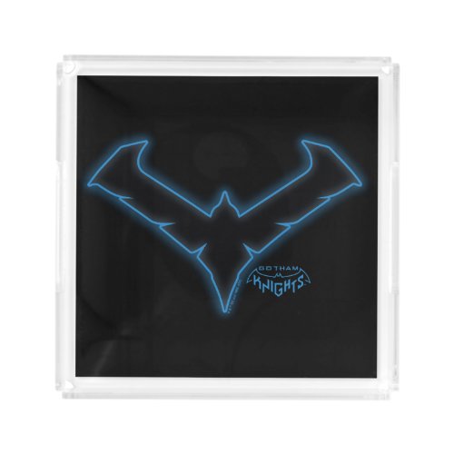 Gotham Knights Nightwing Logo Acrylic Tray