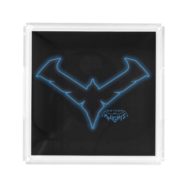 Gotham Knights Nightwing Logo Acrylic Tray (Front)