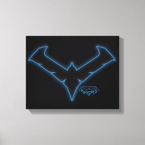 Gotham Knights Nightwing Logo Canvas Print