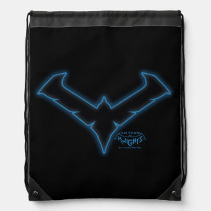 Gotham Knights Nightwing Logo Drawstring Bag