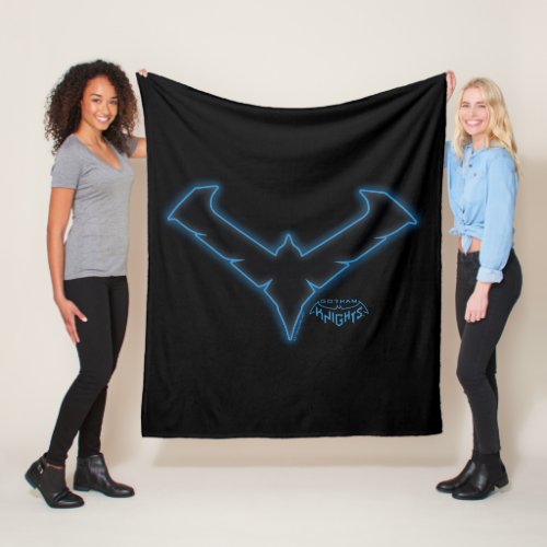 Gotham Knights Nightwing Logo Fleece Blanket