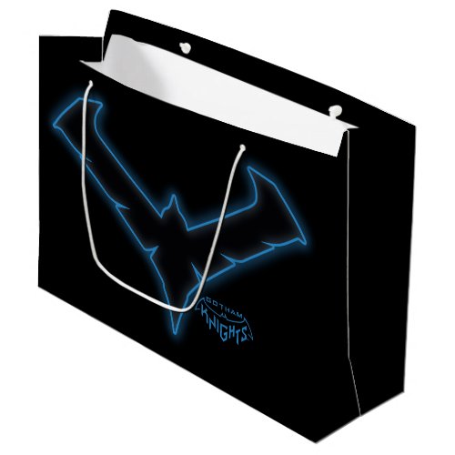 Gotham Knights Nightwing Logo Large Gift Bag