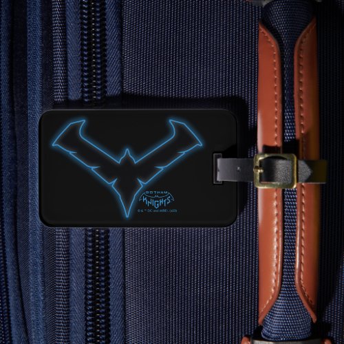 Gotham Knights Nightwing Logo Luggage Tag
