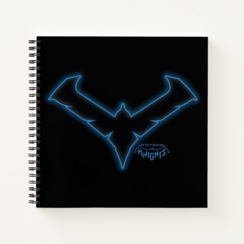 Gotham Knights Nightwing Logo Notebook