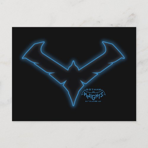 Gotham Knights Nightwing Logo Postcard