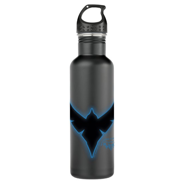 Gotham Knights Nightwing Logo Stainless Steel Water Bottle (Front)