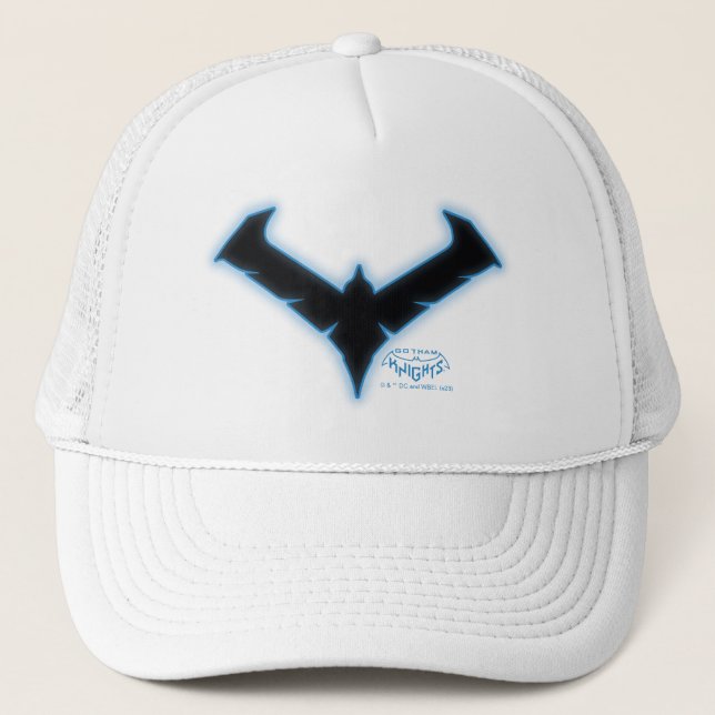 Gotham Knights Nightwing Logo Trucker Hat (Front)