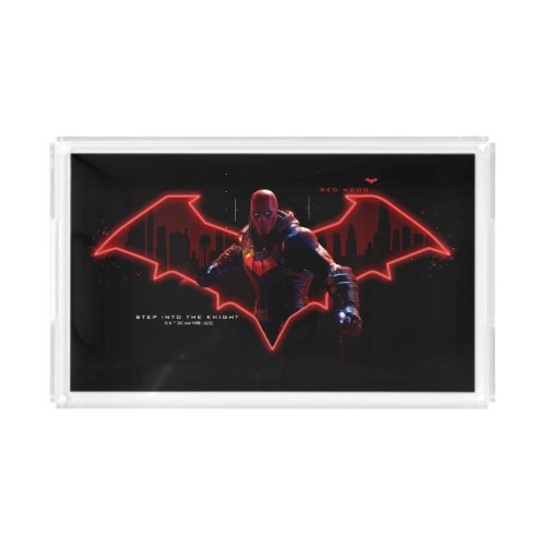 Gotham Knights Red Hood in Logo Acrylic Tray