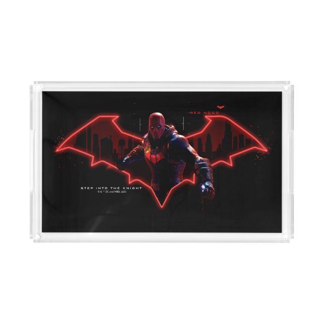 Gotham Knights Red Hood in Logo Acrylic Tray (Front)
