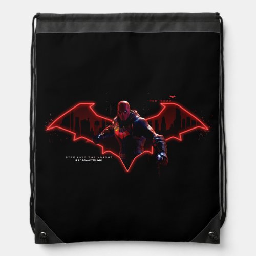 Gotham Knights Red Hood in Logo Drawstring Bag