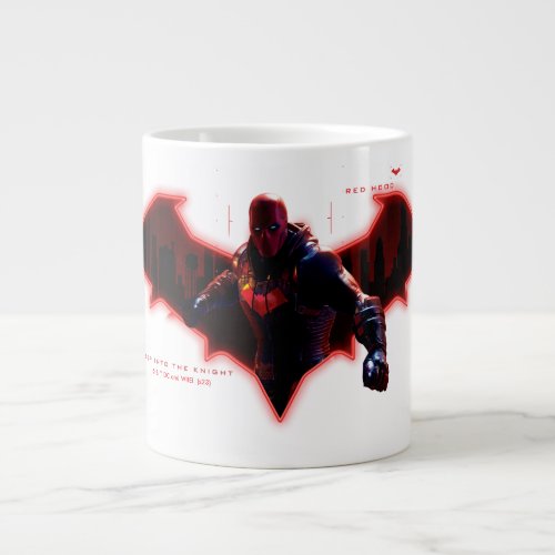 Gotham Knights Red Hood in Logo Giant Coffee Mug