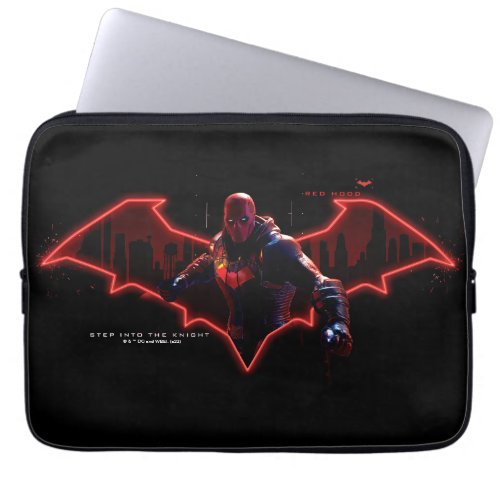 Gotham Knights Red Hood in Logo Laptop Sleeve