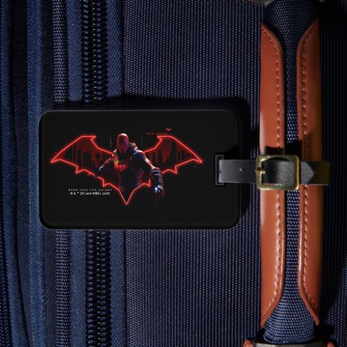 Gotham Knights Red Hood in Logo Luggage Tag