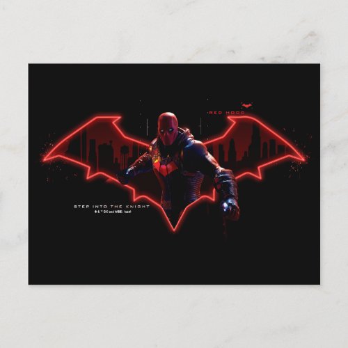 Gotham Knights Red Hood in Logo Postcard