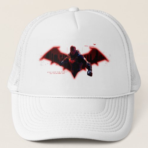 Gotham Knights Red Hood in Logo Trucker Hat