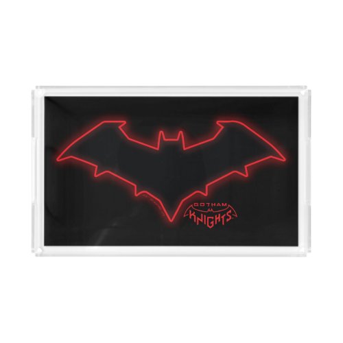 Gotham Knights Red Hood Logo Acrylic Tray