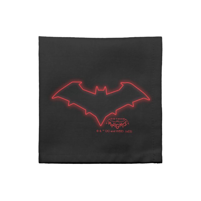 Gotham Knights Red Hood Logo Cloth Napkin (Quarter Fold)