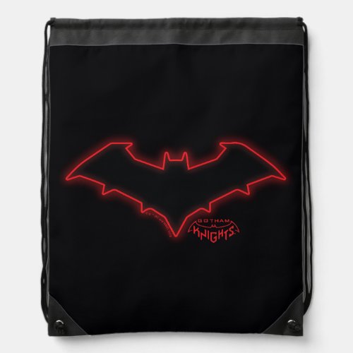 Gotham Knights Red Hood Logo Drawstring Bag