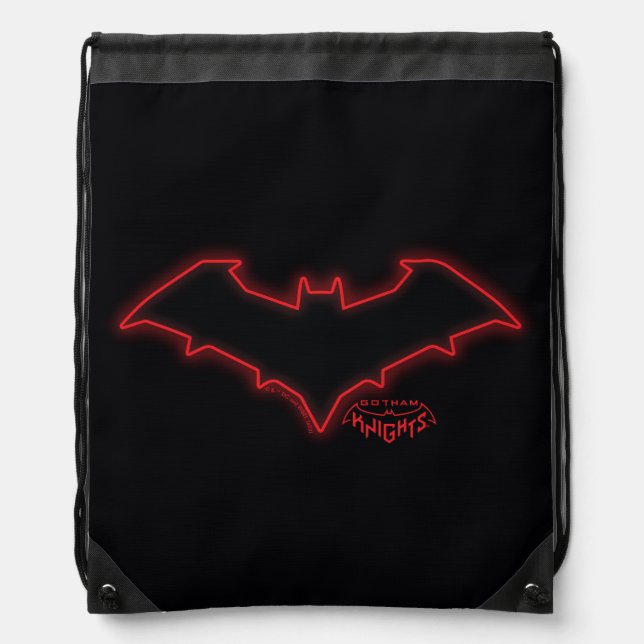 Gotham Knights Red Hood Logo Drawstring Bag (Front)