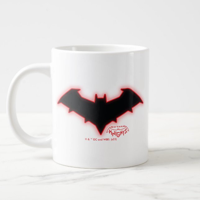 Gotham Knights Red Hood Logo Giant Coffee Mug (Left)