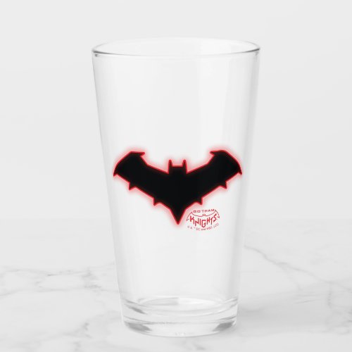Gotham Knights Red Hood Logo Glass