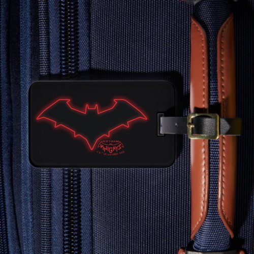 Gotham Knights Red Hood Logo Luggage Tag