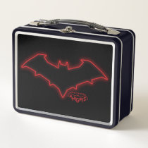 Gotham Knights Red Hood Logo Metal Lunch Box