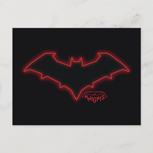 Gotham Knights Red Hood Logo Postcard