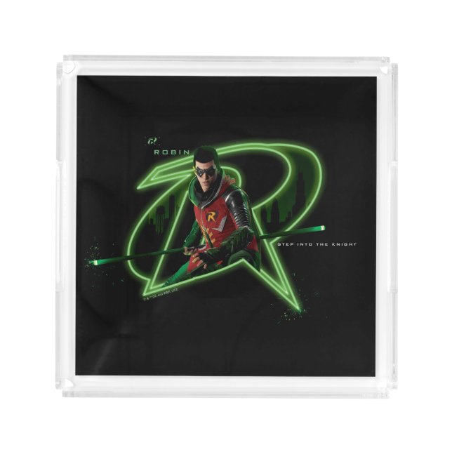 Gotham Knights Robin in Logo Acrylic Tray (Front)