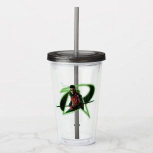 Gotham Knights Robin in Logo Acrylic Tumbler