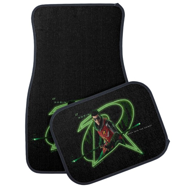 Gotham Knights Robin in Logo Car Floor Mat (Set)