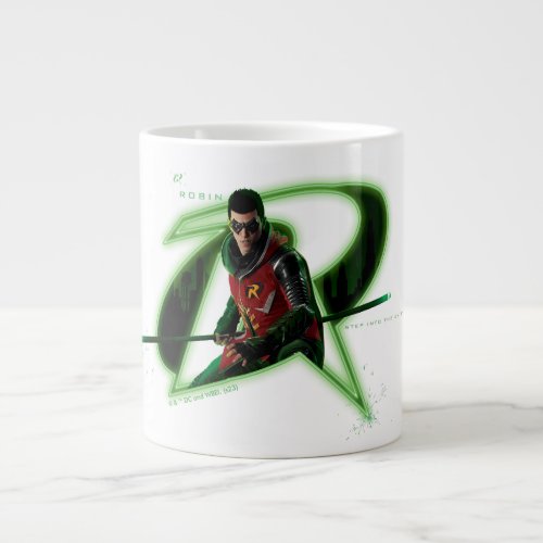 Gotham Knights Robin in Logo Giant Coffee Mug
