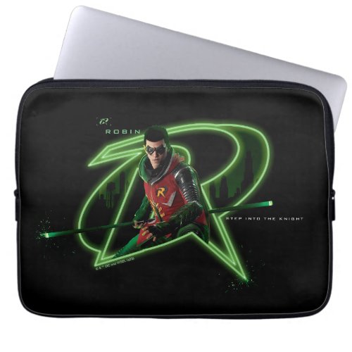 Gotham Knights Robin in Logo Laptop Sleeve