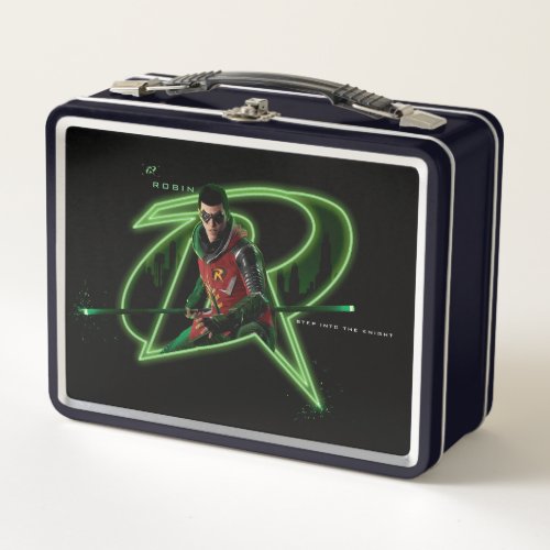 Gotham Knights Robin in Logo Metal Lunch Box