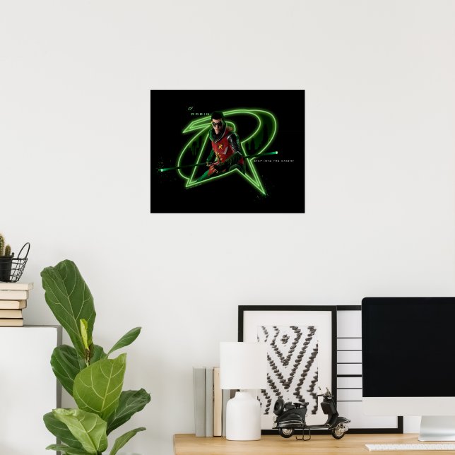 Gotham Knights Robin in Logo Poster (Home Office)