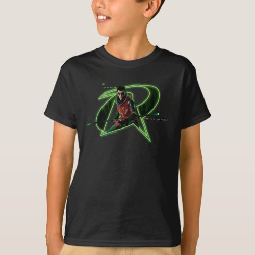 Gotham Knights Robin in Logo T_Shirt