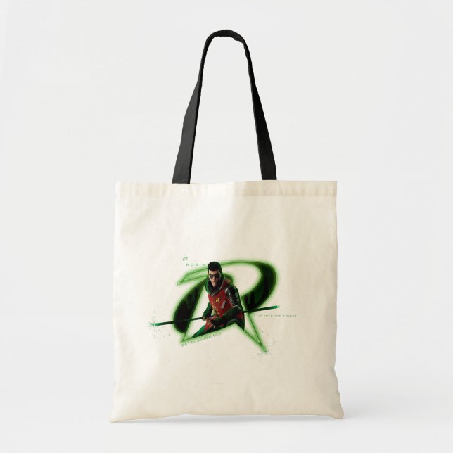 Gotham Knights Robin in Logo Tote Bag (Front)