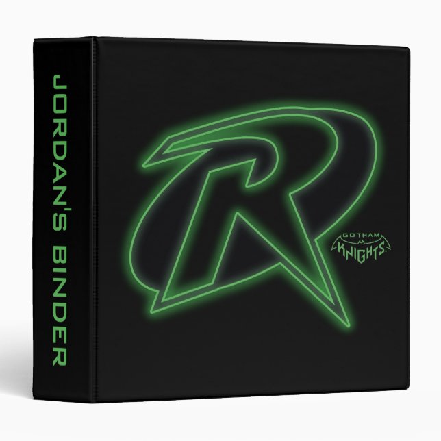 Gotham Knights Robin Logo 3 Ring Binder (Front/Spine)