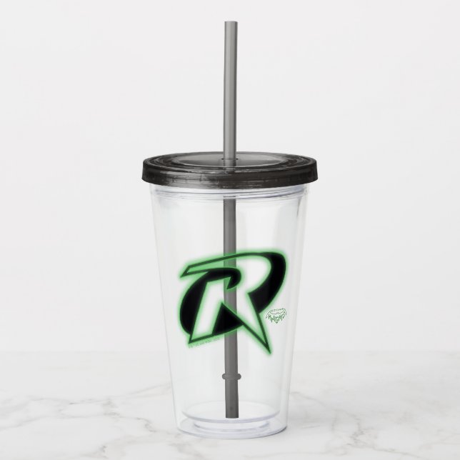 Gotham Knights Robin Logo Acrylic Tumbler (Front)