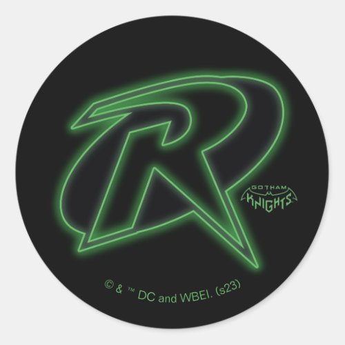 Gotham Knights Robin Logo Classic Round Sticker