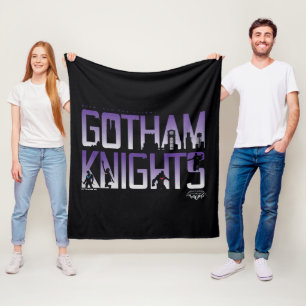 Gotham Knights Silhouettes in Title Fleece Blanket