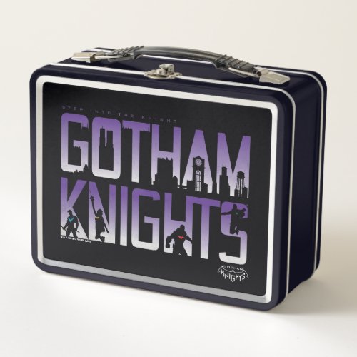 Gotham Knights Silhouettes in Title Metal Lunch Box