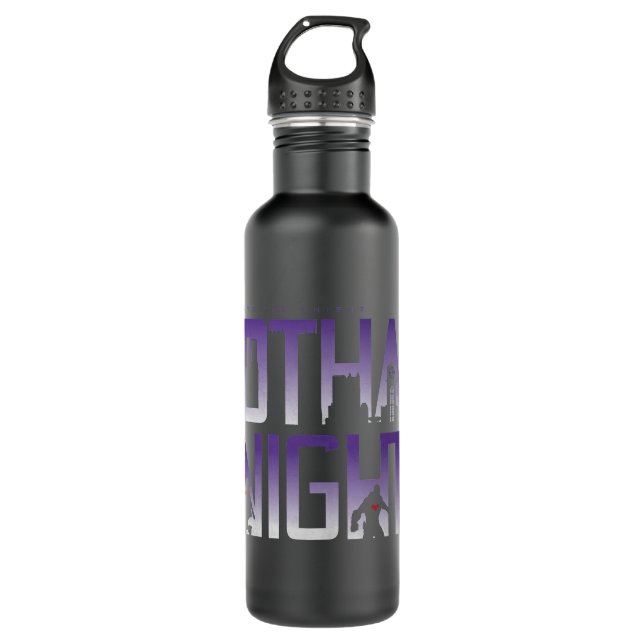 Gotham Knights Silhouettes in Title Stainless Steel Water Bottle (Front)