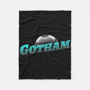 Gotham Soccer Fan Support Stadium Show Your Pride Fleece Blanket